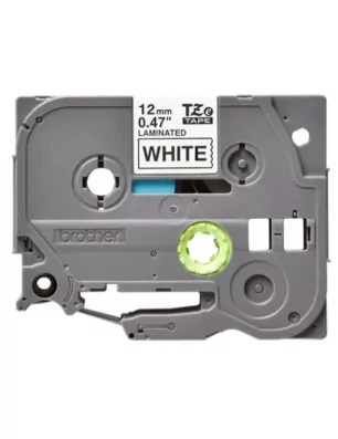 AFFAIRES : Ruban Cassette 12 mm P-Touch H200 'Brother' Laminé Noir/Blanc
