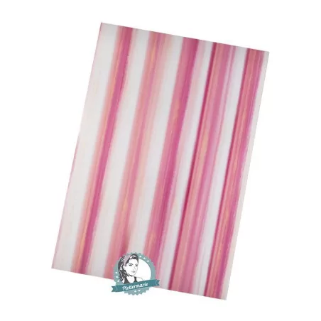ART DU FIL : Feuille de flex A4 'Plottermarie' Crazy Rayures Daydream