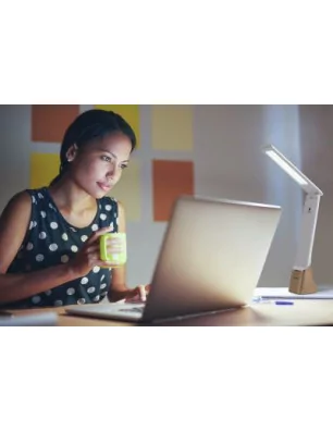 LAMPES ET LOUPES : Lampe rechargeable 'Daylight' Smart Go Blanc/Bronze