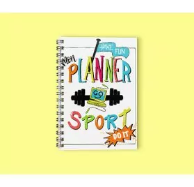SCRAPBOOKING : Planner Fitness 'Ecris ta vie' Be Happy