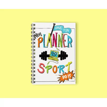 SCRAPBOOKING : Planner Fitness 'Ecris ta vie' Be Happy