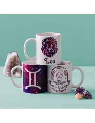 OUTILLAGE & MACHINES : Lot de 6 Mugs en céramique 'Cricut' Blanc 425 ml