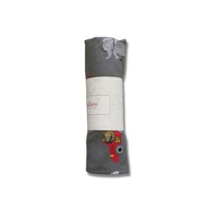 ART DU FIL : Coupon de tissu 'BeaLena' Jersey Gris Animaux 80 cm x 1 m