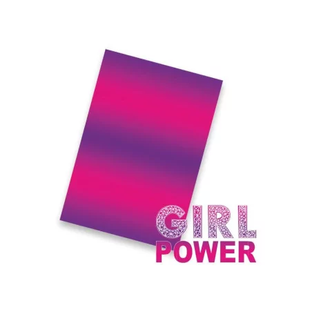 OUTILLAGE & MACHINES : Feuille de flex A4 'Plottermarie' Blurr Pink