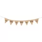 Guirlande de fanions en jute 'Hotex' Mr et Mme 145 cm Guirlande de fanions en jute 'Hotex' Mr et Mme 145 cm