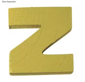 Lettre en bois Z 'Rayher' 5 cm x 4.5 x 1 cm