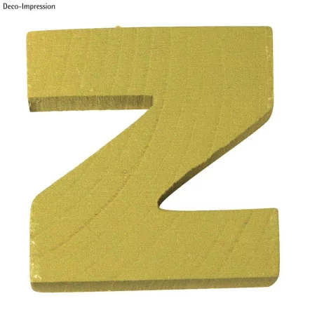 Lettre en bois Z 'Rayher' 5 cm x 4.5 x 1 cm