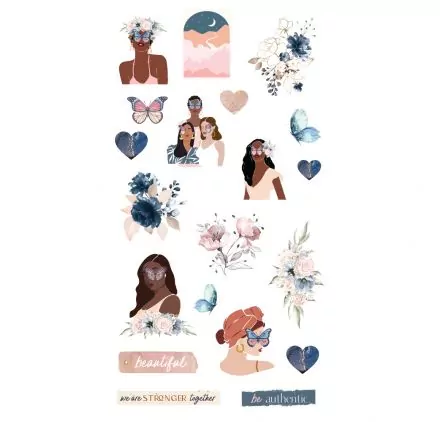 SCRAPBOOKING : 20 Autocollants Puffy 'Prima - Indigo' SCRAPBOOKING : 20 Autocollants Puffy 'Prima - Indigo'