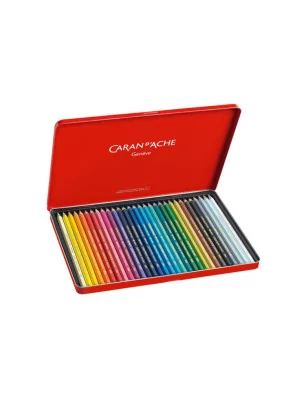 CRAYONS : Boîte de 30 crayons de couleur aquarellables 'Caran d'Ache - Supracolor'
