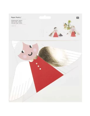 OBJETS DECORATIFS DE NOEL : Couvre-vase 'Rico Design' Ange 18 cm x 25.7 cm