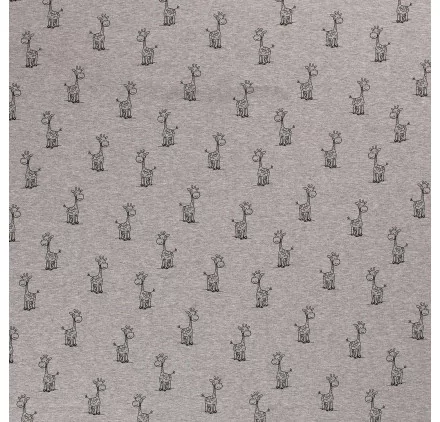 ART DU FIL : Tissu Sweat polaire alpin '3B Com' Imprimé Gris 150 cm par 50 cm (à la coupe) ART DU FIL : Tissu Sweat polaire alpin '3B Com' Imprimé Gris 150 cm par 50 cm (à la coupe)