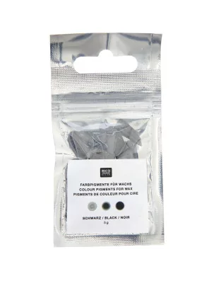 BIEN ETRE : Sachet de 5g de Colorant pour cire 'Rico Design' Noir