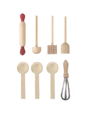 MONDE DES LUTINS : Ustensiles de cuisson miniature 'Rico Design - Monde des lutins'