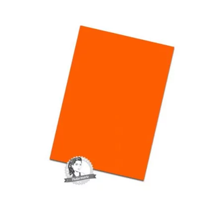 OUTILLAGE & MACHINES : Feuille de flex A4 'Plottermarie' Standard Premium Orange 180