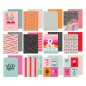Assortiment de 24 papiers doubles 15 x 20 cm 'Simple Stories - Heart Eyes' Assortiment de 24 papiers doubles 15 x 20 cm 'Simple Stories - Heart Eyes'