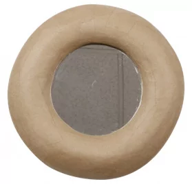 SUPPORTS A DECORER : Miroir Rond à suspendre en papier mâché 'Decopatch' 37 cm