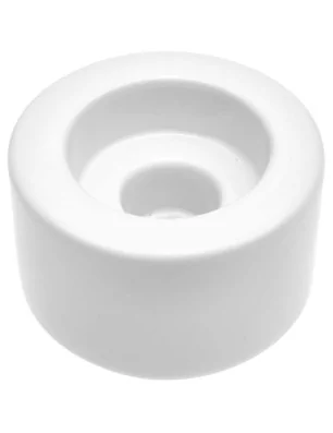 BOUGIES ET BOUGEOIRES : Bougeoir multifonctionnel en céramique 'Rico Design' Blanc 7.5x6 cm