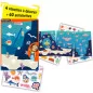 Fresque gommettes repositionnables 'Cléopâtre' Fonds marins