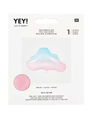 DECORATION DE FETES : Ballon Aluminium 'Rico Design - Let's Party' Nuage