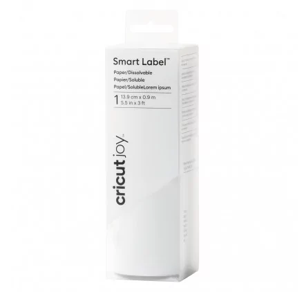 OUTILLAGE & MACHINES : Rouleau de Papier soluble autocollant Smart Label 'Cricut Joy' Blanc 13.9 cm x 0.9 m OUTILLAGE & MACHINES : Rouleau de Papier soluble autocollant Smart Label 'Cricut Joy' Blanc 13.9 cm x 0.9 m