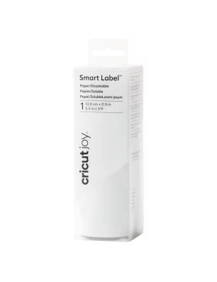 OUTILLAGE & MACHINES : Rouleau de Papier soluble autocollant Smart Label 'Cricut Joy' Blanc 13.9 cm x 0.9 m