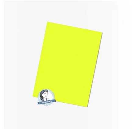 OUTILLAGE & MACHINES : Feuille de flex A4 'Plottermarie' Standard Premium Jaune fluo 101 OUTILLAGE & MACHINES : Feuille de flex A4 'Plottermarie' Standard Premium Jaune fluo 101
