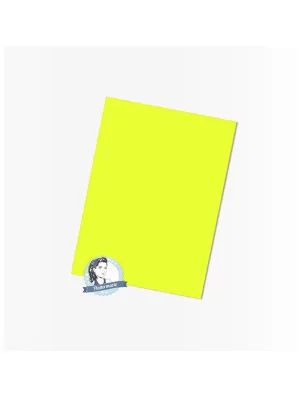 OUTILLAGE & MACHINES : Feuille de flex A4 'Plottermarie' Standard Premium Jaune fluo 101