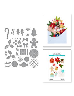 DIES DECOUPE ET GAUFRAGE : 26 Dies/Matrices de découpe 'Spellbinders' Merveille de Noël