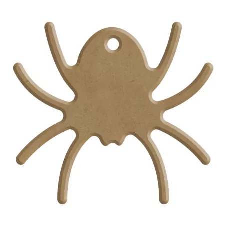 SUPPORTS A DECORER : Support en bois 'Gomille' Araignée 7 x 6 cm
