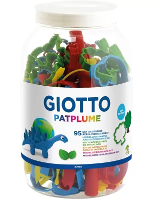 PÂTE A MODELER ENFANT : Set d'accessoires de modelage 'Giotto' Patplume Qté 95