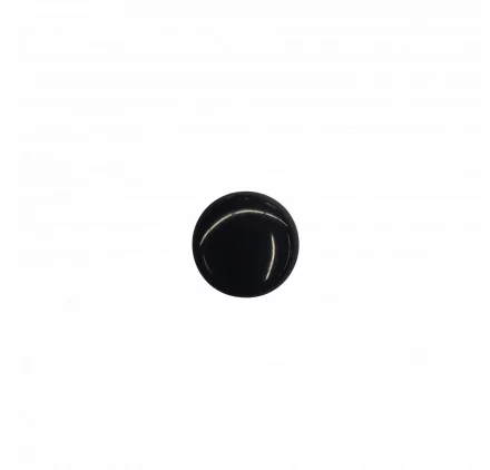 ART DU FIL : Bouton en plastique à tige plate '3B Com' Noir 10 mm