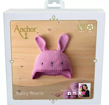 ART DU FIL : Kit Crochet 'Anchor' Bonnet Lapin