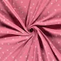 Tissu Sweat polaire alpin '3B Com' Imprimé Coeurs rose 150 cm par 50 cm (à la coupe) Tissu Sweat polaire alpin '3B Com' Imprimé Coeurs rose 150 cm par 50 cm (à la coupe)