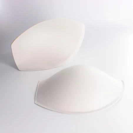ART DU FIL : Lot de 2 coques mousse soutien-gorge '3B Com' Blanc T85