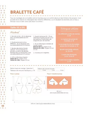 LIVRES COUTURE : Livre 'Mango Editions' Apprendre à coudre sa lingerie confort