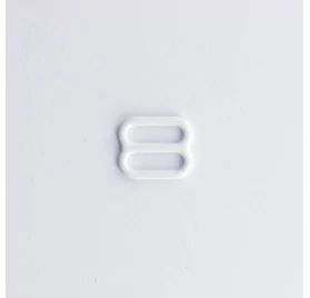 ART DU FIL : Lot de 4 Barrettes soutien-gorge '3B Com' Blanc 10 mm