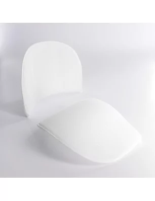 ART DU FIL : Epaulette recouverte '3B Com' Blanc Taille 4