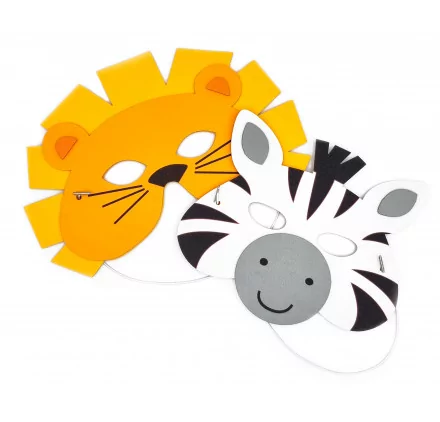 MASQUES : Kit créatif 'Ctop' Je crée mes masques Animaux de la jungle MASQUES : Kit créatif 'Ctop' Je crée mes masques Animaux de la jungle