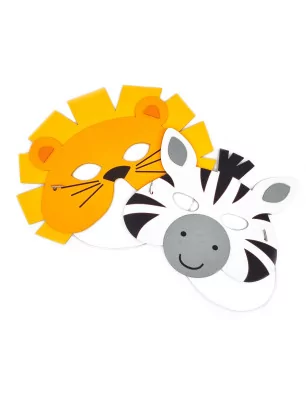 MASQUES : Kit créatif 'Ctop' Je crée mes masques Animaux de la jungle
