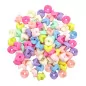 Perles fantaisies acrylique emboitables 'Ctop - Oh!mon bijou' Multicolore 45g Perles fantaisies acrylique emboitables 'Ctop - Oh!mon bijou' Multicolore 45g