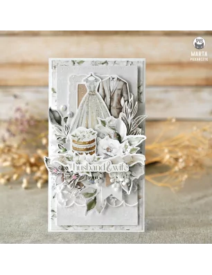 SCRAPBOOKING : Lot de 15 die-cuts 'P13 - Love and Lace' Guirlande