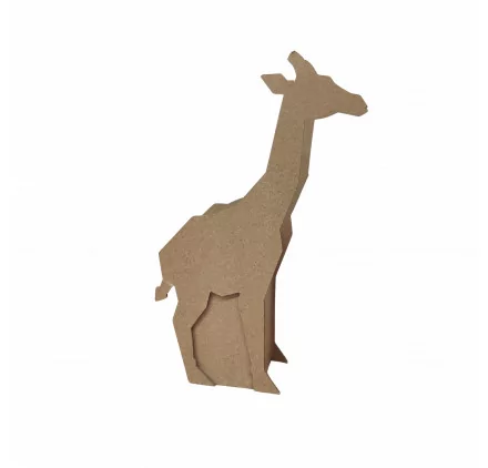 SUPPORTS A DECORER : Pot à crayons en papier mâché 'Decopatch' Girafe 15x5x23.5 cm SUPPORTS A DECORER : Pot à crayons en papier mâché 'Decopatch' Girafe 15x5x23.5 cm