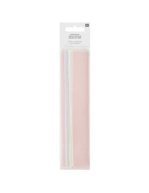 ART DU FIL : Lot de 10 coupons de tissu 20x20 cm 'Rico Design' Pastel Colours Mix