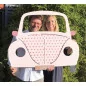 Photobooth en bois 'Gomille' Voiture 93x82 cm