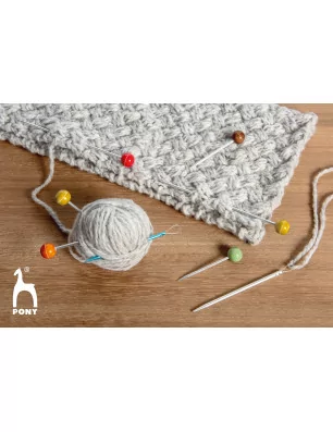 ACCESSOIRES TRICOT : Lot de 3 aiguilles à laine 'Pony'