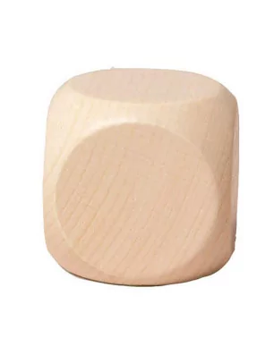 SUPPORTS A DECORER : Cube en bois 'Stafil' 4 cm