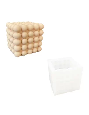 MODELAGE ET MOULAGE : Moule en silicone 'Unicraft - Jesmonite' Cube bulle