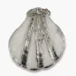 Pendentif Coquillage 'La Fourmi Créative' Coquille St Jacques Ivoire-marron-cuivre Argenté 40x40 mm Pendentif Coquillage 'La Fourmi Créative' Coquille St Jacques Ivoire-marron-cuivre Argenté 40x40 mm