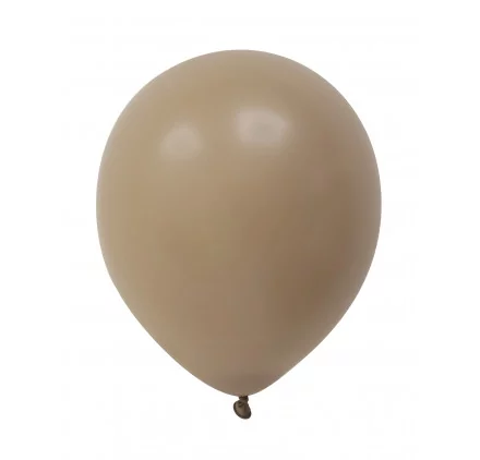 ENFANTS : Lot de 10 ballons 'Globos' Brun foncé 30 cm