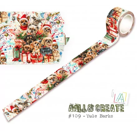 SCRAPBOOKING : Masking Tape 'AALL & Create' Yule Barks 109